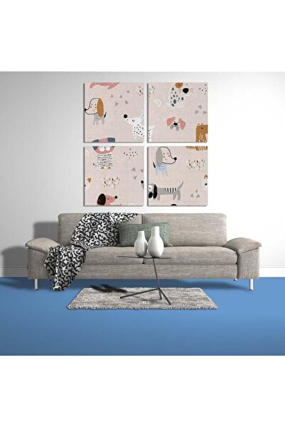 Generic Brand BPA® Cute Baby Animals, Canvas wall art, Multicolour, Canvas, 4...