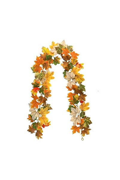 Generic Brand HASTHIP® 6.56FT Fall Maple Leaf Garland, Artificial Autumn Foli...