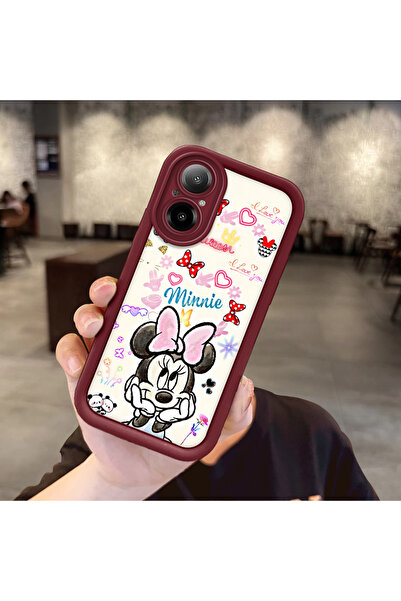 Hontinga حافظة متوافقة مع هاتف Realme 12 Lite، حافظة حماية للكاميرا بنمط ميني...