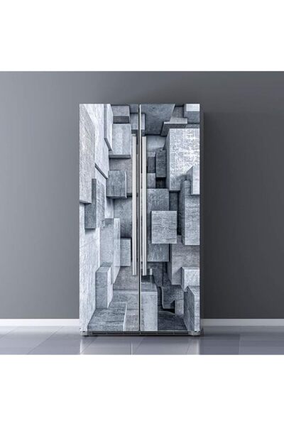 Generic Brand BPA® Modern Art Self Stick Vinyl Door Mural Sticker, Peel and S...
