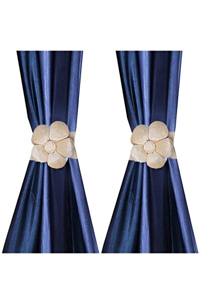 Generic Brand Kuber Industries Velvet 2 Pieces Curtain Tie Back Tassel Set (C...