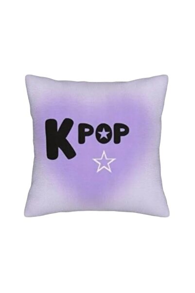 Generic 1pc Decorative Pillow Case - Pastel Purple, Soft Zipper Closure Cushi...