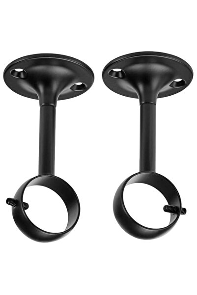 Generic Basics Ceiling-Mount Bracket Set, 4-Pack, Black