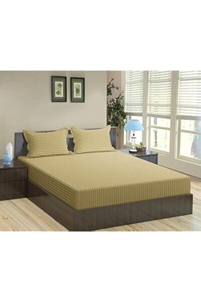Generic Easy Living Stripe 3 Pcs - 1 x Fitted Sheet 180x200 cm with 2 Pillow ...
