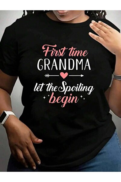 25W First Time Grandma Let The Spoiling Begin Cruise Vacation Trip Black Grap...