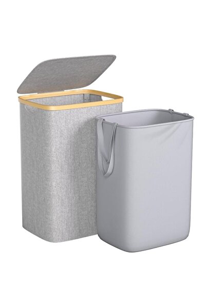 Generic Foluck Large Laundry Hamper, 75L Waterproof Laundry Basket with Lid a...