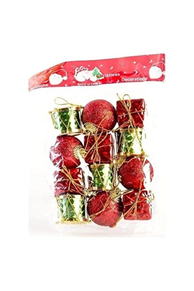 Generic Brand Festive Lights: Christmas Charm Hangings - Pack of 20, 4cm Deco...
