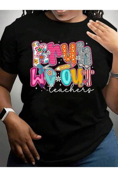 9JY Bruh We Out Teachers Happy Last Day Of Back To School Black Graphic T Shi...