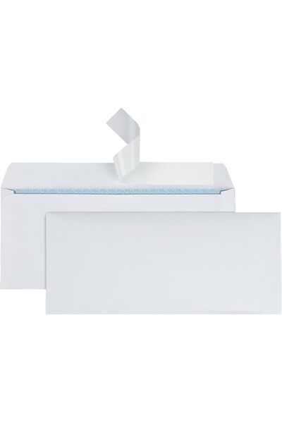 Generic MOMENT White Mailing Envelopes, 115 x 225mm Peel & Seal Mailing Envel...
