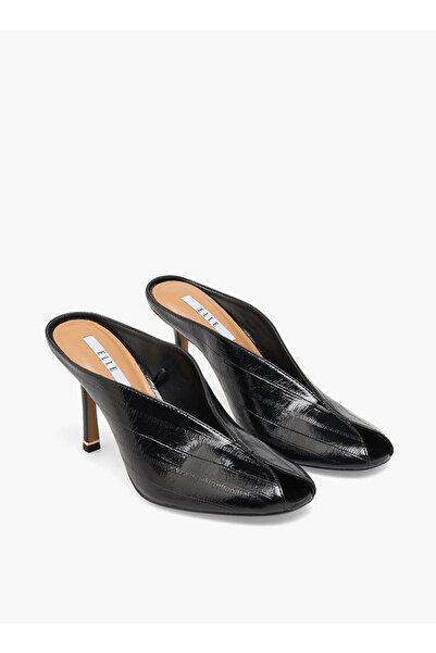 ELLE Women Textured Stiletto Heel Mules