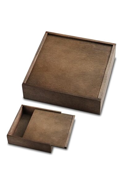 Generic Brand Wood Keepsake Box with Sliding Lid, Premium Pine Wood, Durable ...