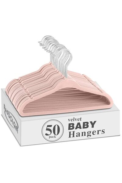 Generic Red Dot Gift® 50 Pack Baby Velvet Hangers 11Inch/28cm - Nursery Cloth...