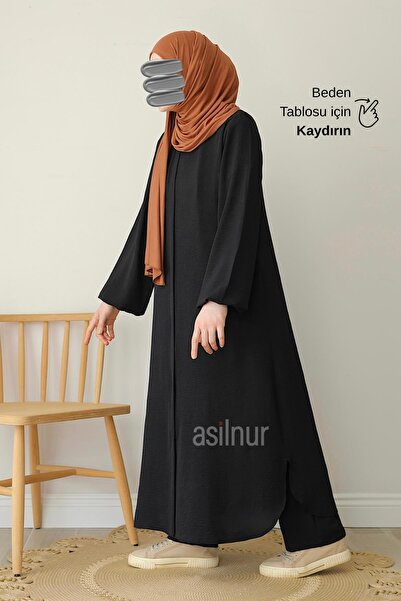 ASİLNUR Kevser Umre Double Set Black
