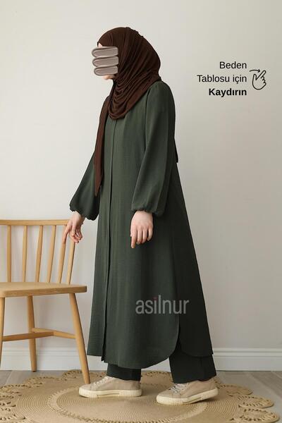 ASİLNUR Kevser Umre Double Set Medina Green