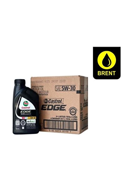 CASTROL زيت محرك اصطناعي بالكامل متقدم EDGE SAE 5W-30، 6 عبوات سعة 1 لتر، صنع...