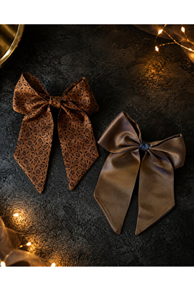 vikivin bebe Set of 2 Large Bowknot Automatic Hair Clips for Women and Childr...