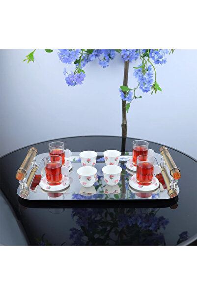 Al Hadaya Mall Modern Style Elegant Design Glass and Ceramic Tableware Set - ...