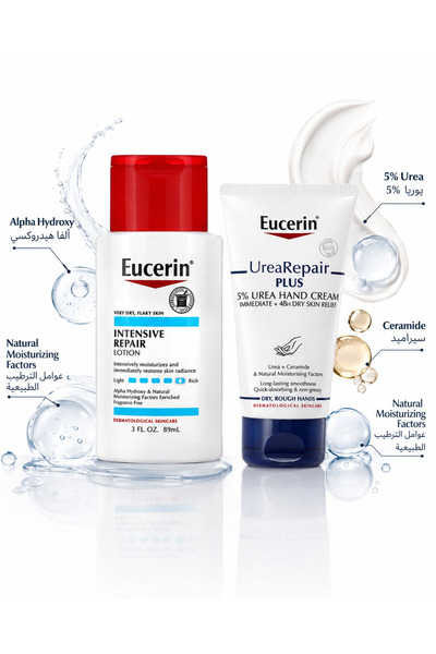 Eucerin Intensive Moisturizing and Repair Kit for Dry Skin and Hands