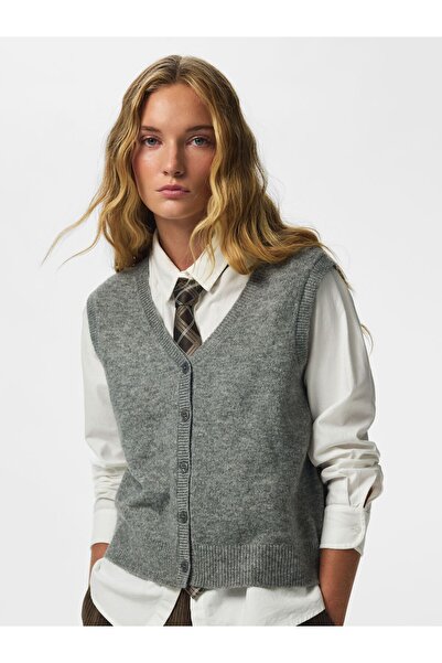 PIECES Vestă tricotată PCSALLY