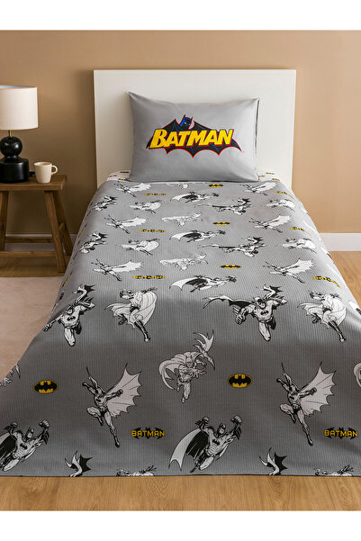 LC Waikiki Nevavm Farkıyla Batman Printed Children's Pique Set