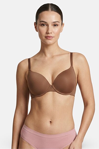 RENE ROFE Women 3 Pcs Solid Padded Push Up Bra, Multicolor