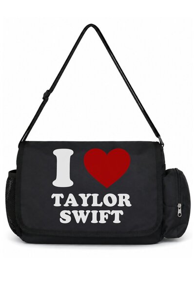 SEVBANO Geantă multifuncțională unisex cu imprimeu Taylor Swift Singer, pentr...