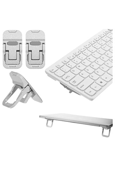 Generic Alloy Mini Portable Laptop Stand for Desk, Foldable Computer Keyboard...