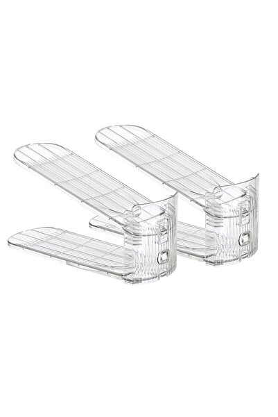 Generic Adjustable Shoe Organizer Slots, Storage Rack for Closet and Shelves,...