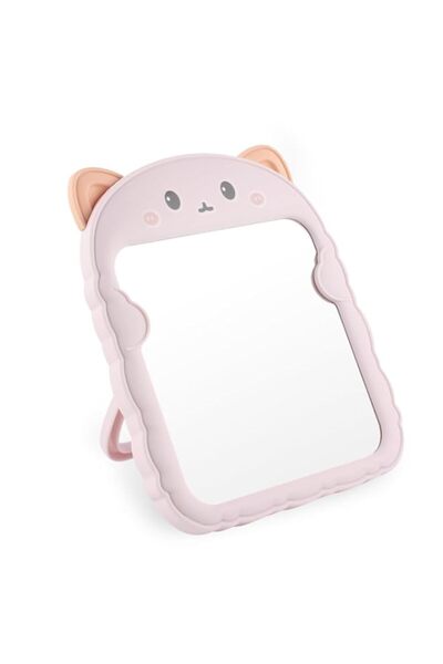 Generic Cute Desk Mirror Cartoon Cat Mirror for Desk, Desktop Mirror with Sta...