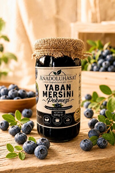 ANADOLU HASAT Doğal Yaban Mersini Pekmezi Net: 480Ml – Sofralara Meyvemsi Bir...