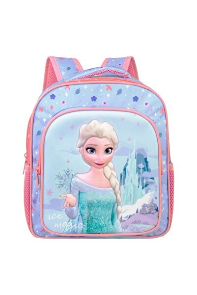 Frozen Rucsac de grădiniță 3D cu cer roz
