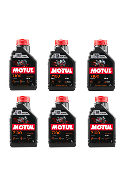 7100 10W40 4T Motosiklet Yağı 1 Lt 6 adet