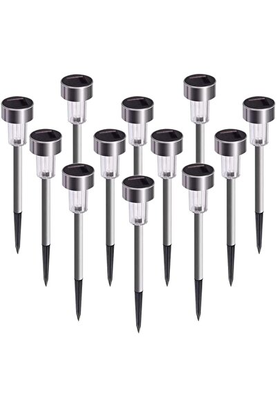Generic eWINNER Solar Pathway Automatic LED Lights Outdoor- Set of 12, IP44
