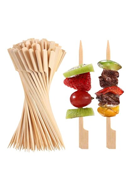 Generic ECVV Bamboo Sticks for Cocktail, 100 Pieces Shish Kabab Skewers Stick...