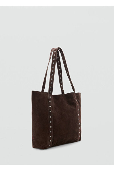 Mango Teen Deri tote çanta