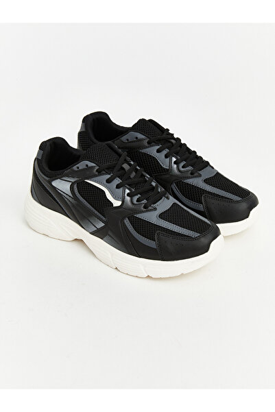 LC Waikiki Lcw Steps Black Mesh Men's Sports Shoes