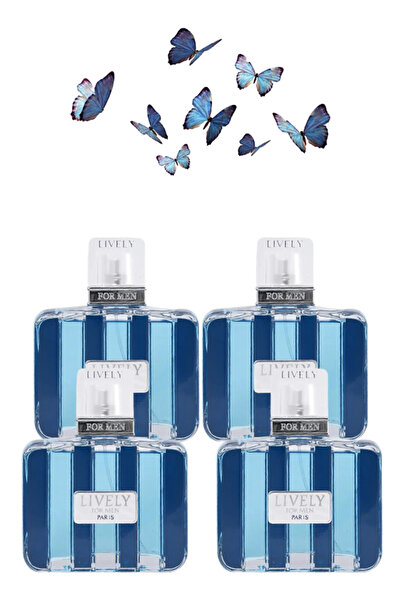 LIVELY 4 قطع من عطر باريس 178 مل