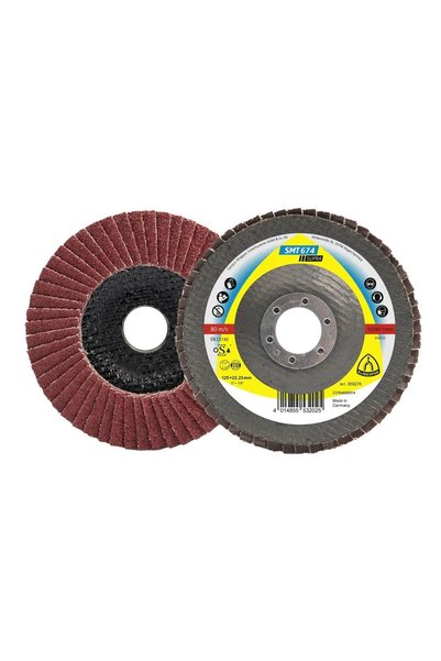 OEM Δίσκος με μεταλλικό πάτσο, για μέταλλο, Klingspor SMT 674, 125 x 22.23 χι...