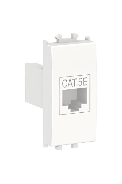 OEM Интернет контакт Easy Styl LMR6232001, RJ45 кат. 5, вграден, бял