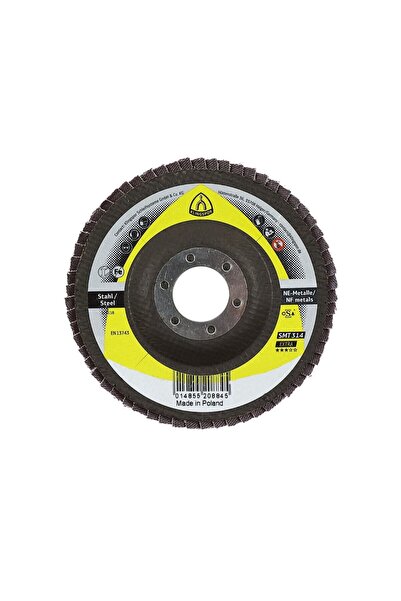 OEM Front flap disc, for steel / non-ferrous metals, Klingspor SMT 314, 125 x...