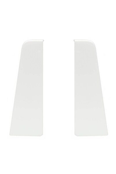 OEM Terminatie plinta parchet MDF Set, PVC, alb, 60 x 20 mm, 4 bucati / set