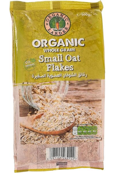 Organic Larder SMALL OAT FLAKES (500G)