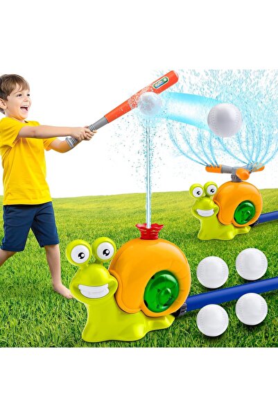Arabest Water Sprinkler Baseball Toy for Kids,Garden Outdoor Summer Water Pla...
