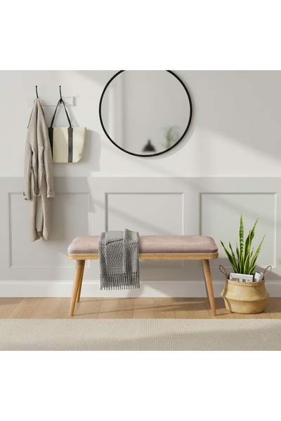Uvi Collection VİNA MİNİ BENCH KARİNA MEŞE GRİ