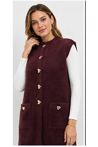 ASEZ BUTİK ZERAFETİN ADRESİ Asez Boutique Women's Soft Textured Gold Buttoned...