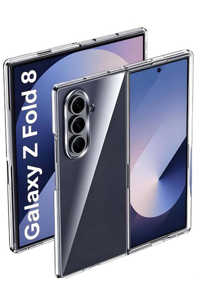 BORTONY Samsung Galaxy Z Fold 8 Ultra Clear Case Anti-Scratches Protective Co...