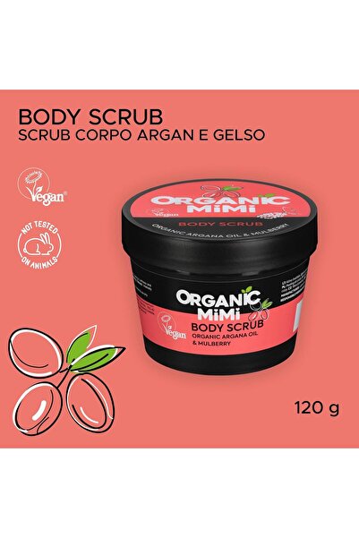 ORGANİC MİMİ Argana & Mulberry Body Scrub 120g