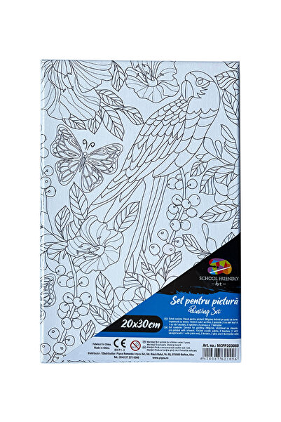 MC Micostore Panza predesenata pe sasiu 20*30cm papagal sf art pigna
