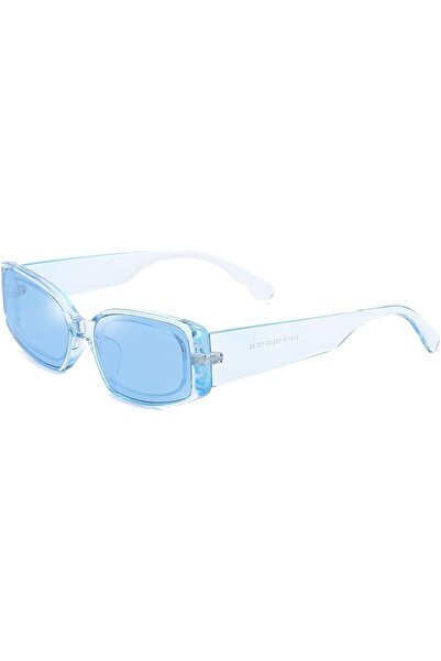 Dollger Retro Rectangle Sunglasses Women Vintage 90S Style Thick Frame Square...