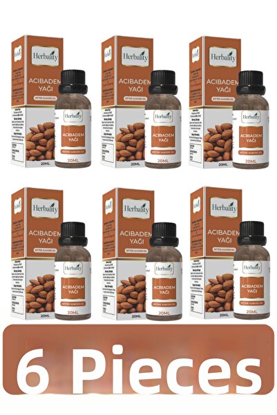herbalıty Bitter Almond Oil 50 ml 6*Pcs